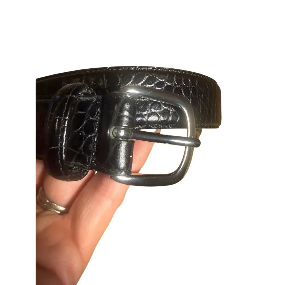 Lauren Ralph Lauren Black Leather Belt Men's Sz. 40